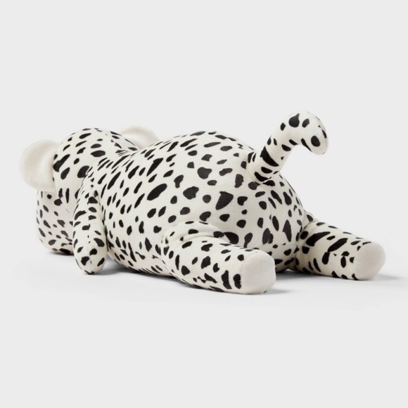 Cheetah Weighted Plush Throw Pillow Black/White - Pillowfort - Picture 3 of 11